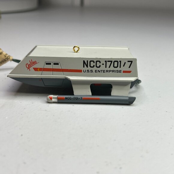 Star Trek Shuttlecraft Galileo Christmas Ornament from 1992 (works - no box) - Picture 4 of 9